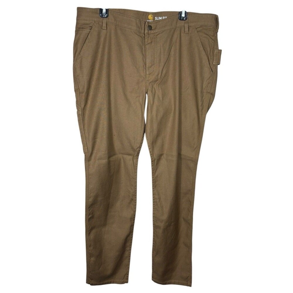 Carhartt Slim Fit Utility Chino Pant Tan Women’s Size‎ 18R Workwear